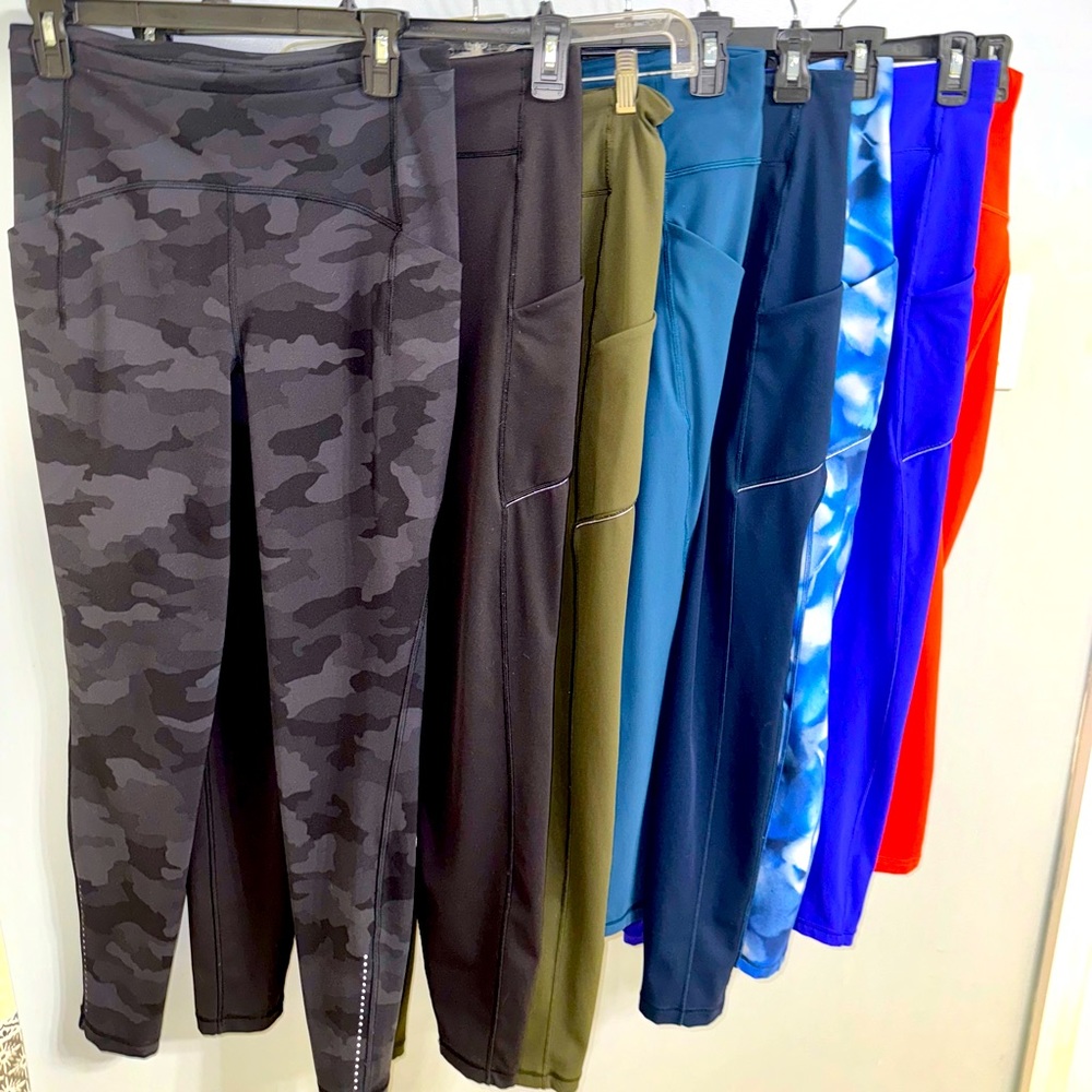 8 pair Lululemon tights - Sz 8 - $515 OBO